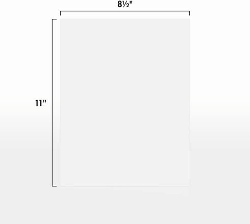 LUXPaper 8.5" x 11" Paper | Letter Size | White, Inkjet | 80lb. Text | 50 Qty by LUXPaper