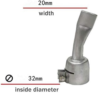 20mm Flat Welding Nozzle Tips for PVC Floor, 40mm Weld Nozzle, Plastic Welder Tip, 1 Set