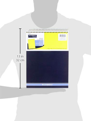 Mead Legal Pad, Top Spiral Bound, Wide Ruled Paper, 70 Sheets, 8-1/2" x 11", (3 Pack)