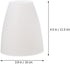 FOMIYES Plastic Lamp Shade Flat Head Lampshade Horseshoe Lampshade Replacement Lamp Shade Cover Floor Light Covers
