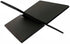 Black Acrylic Book Stand, Open Book Holder for Display and Reading, Acrylic Cookbook Stand for Coffee Table, Bible, Art