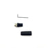 2Pcs M8 3 Pin Female Circular Connector, Field Assembly Wireable Sensor Adapter, IP67 Waterproof