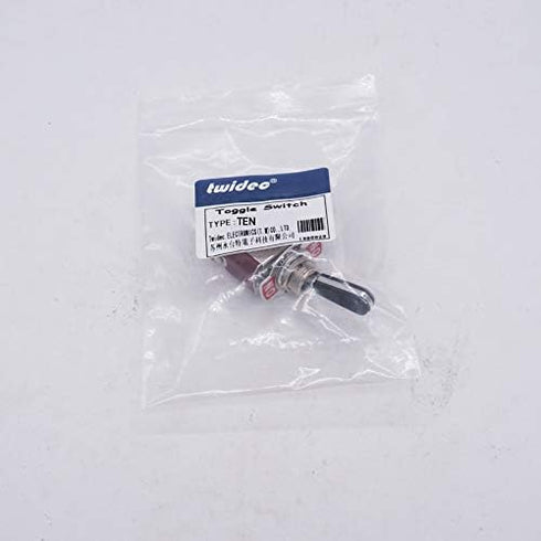 Twidec Heavy Duty Rocker Toggle Switch 16A 250V - SPDT 3 Position ON/Off/ON Switch with Black Handle