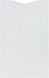 LUXPaper Tyvek Credit Card Sleeves, 2 1/4" x 3 1/2", White, 50 Qty
