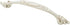 HUHUIAOH Modern Style Zinc Alloy Handle, Solid Ivory White Gold Edge Handle Wardrobe