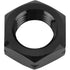 Speedway Motors 3/8-24 12 Pack Black Aluminum Jam Nuts, Thread