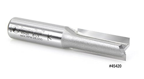 Amana Tool - 45450 Carbide Tipped Straight Plunge - High Production 1-1/4 Dia x 1-1/4 x 1/2