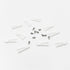 URIMPAVIDO 20PCS 21mm (1x21mm Clevis White Plastic Clevis for RC Airplane Plane Helicopter DIY Model Toy Replacement