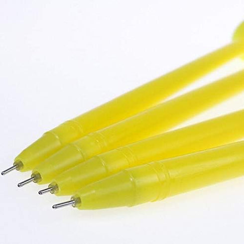 FAMOORE Yellow Duck Creative Expression Gel Ink Pen - Cute Kawaii Black Writing Pens, 8PCS