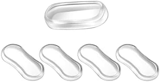 Juroicessry 5Pcs Toilet Seat Bumpers, Universal Toilet Lid Bidet Replacement Bumper Kit Silicone