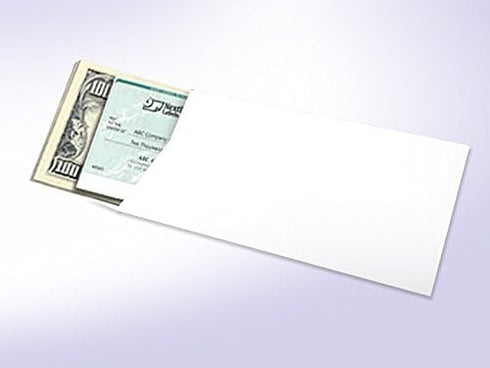 NextDay Labels #7 Coin Envelopes - 100-Pack White Peel & Seal Money Envelopes for Cash, Coins, Jewelry