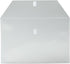 JAM PAPER Plastic Envelopes with Hook & Loop Closure - Jumbo Booklet - 12 x 18 - Clear - 3/Pack
