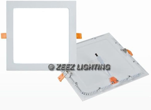 8 Inch 8.75" 7.85"), 18W Dimmable ZEEZ LED Recessed Lighting (OD / ID Square Ceiling Down Light Fixture, Canless
