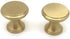 SANCHAKOU 2 Pack Gold Cabinet Knobs Bedside Table Cabinet Wardrobe Shoe Cabinet Drawer Handle Single Hole