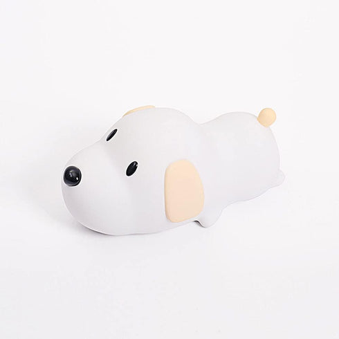 TTBDDDYH Cute Puppy Kids LED Night Light Soft Silicone Pat Pat Lights for