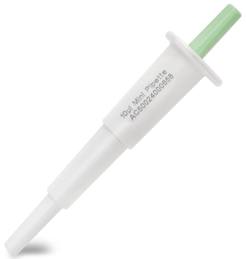 ONiLAB Mini Fixed Volume Pipette Manual Single Channel Pipettor, Laboratory Micro Pipette Volume 10µl Light Green