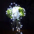 XINKAITE 30 Micro LEDs on 10Feet/3M Fairy Silver Wire, Battery Operated String Lights, Cold White