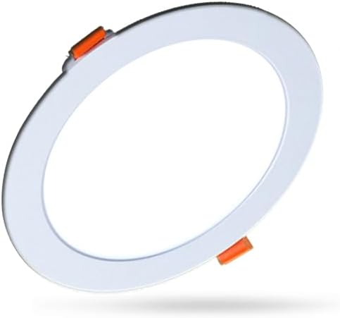 ZEEZ LED Recessed Lighting, 9 Inch Round Ceiling Down Light Fixture, 20W Non-Dimmable Canless Cool/Cold White