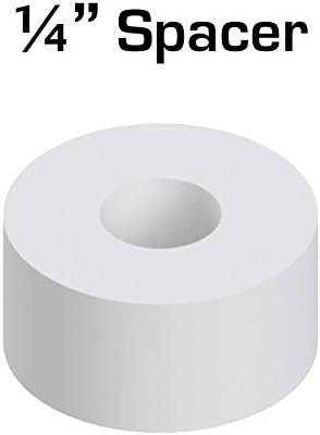 Nylon Spacer 1/4inches Thick, 1/2inches OD 0.194inches ID, 50 Pack for VEX Robotics