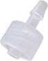 BleedZone Male Luer Lock Connector - 1/8" Hose Barb Fittings, 10x PP Polypropylene Hose Luer Lock Adapter
