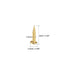 uxcell Small Tiny Nails, 1.2x6mm for Wooden DIY Decorative Pictures, Brass Tone, 200pcs