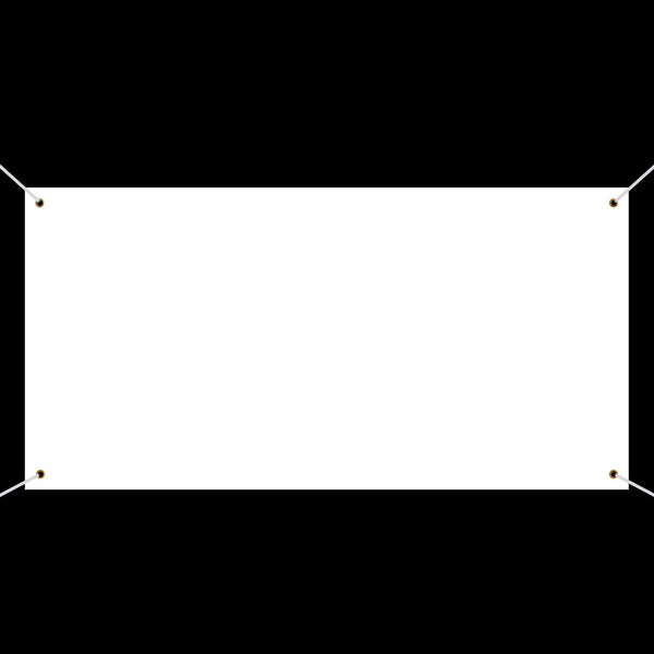 Zonon Large Blank Banners and Signs, Polyester Oxford Cloth Sublimation Banner with Hanging Rope for Indoor Outdoor DIY