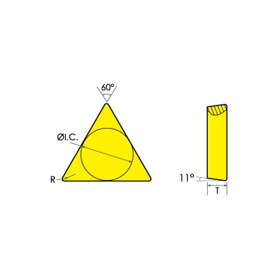 HHIP 6020-2321 C2 Carbide Insert TPG-321