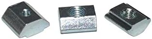 100pcs 20 Series T Sliding Nuts, Hammer Nut Block Square Nuts M5 T Nuts for 2020 Aluminum Profiles T Slot