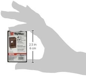 TayMac SB475Z Weatherproof Box, 1-Gang, (4) 3/4-Inch Outlets, Bronze