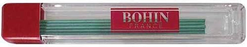 Bohin Mechanical Chalk Pencil Refill, 6/Pkg - Green