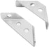 esowemsn 20pcs Closet Mini Metal Furniture Corner Connectors Triangle Shelf Support Brackets Corner Braces with Screws