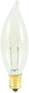 Bulbrite 403140 40CFC/25/3 40-Watt Incandescent Flame Tip CA8 Chandelier Bulb, Candelabra Base,