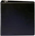 OfficeMax Durable Reference Binders with Round Ring, 3", Black