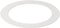 Kichler Direct-to-Ceiling Universal Goof Ring 3.3 inch - 4.3 inch, White Material