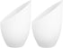 Angoily 2pcs Plastic Small Lamp Shade Floor Light Covers Replacement White Shade