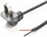Elbow 90 Degree Angle 18AWG 2 Prong Replacement Cord, Lamp Repair Wire for Home Appliance