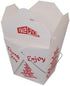 Pack of 15 PAGODA Chinese Take Out Boxes, 8 oz / Half Pint Party Favor
