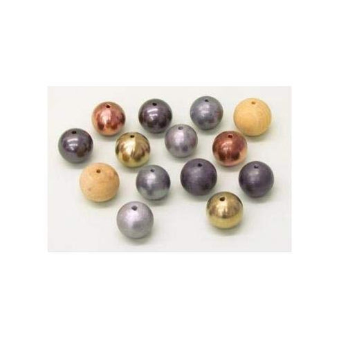 GSC 42006-10 Aluminum Physics Ball, Drilled, 25mm Diameter, Pack of 10
