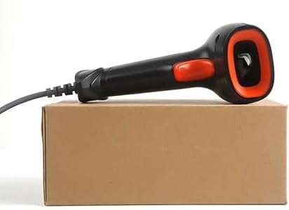 Soonmark 1D Handheld USB Barcode Scanner Wired Automatic Bar Code Reader for Supermarket, Convenience Store, Warehouse