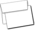 Blank White Greeting Cards with Envelopes - 5" x 7" Pack of 20 Printable Note Cards