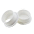 HAHIYO 2Pcs 1.5Inch/38mm White ABS Plastic U-Shaped Desk Grommet, Wire Management Cord Hole Cover