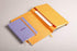 Rhodia Rhodiarama SoftCover Notebook, 72 Lined Sheets, 4 x 5 1/2, Purple Cover (117310C)