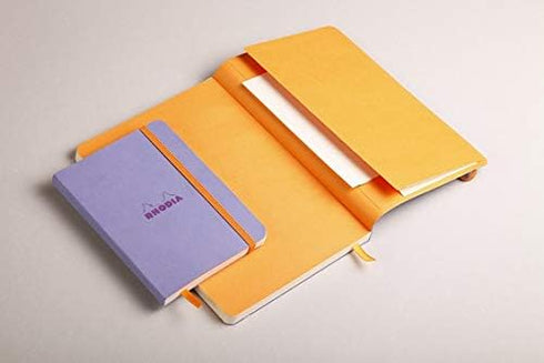 Rhodia Rhodiarama SoftCover Notebook, 80 Dots Sheets, 9 3/4 x 7 1/2, Beige Cover (117555C)