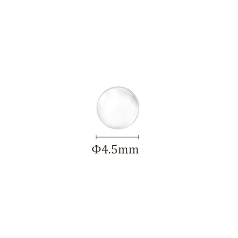 200pcs Glass Ball Boiling Stones, 4.5mm Soda Lime Glass for Valves Equipment