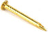 100Pcs Brass Escutcheon Tacks, Round Head Brass Brad Nail Hardware Assortment Kit (15mm Length)