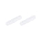 MECCANIXITY 2Pcs Magnetic Stirrer Mixer Stir Bar Rod 40mm(1.57") x9mm with PTFE Coating Magnet White for Laboratory
