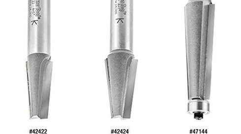 Amana Tool 42420 Carbide Tipped Patternmakers, 3 Deg x 1/2 Dia x 1-1/4 x 1/2" Shank