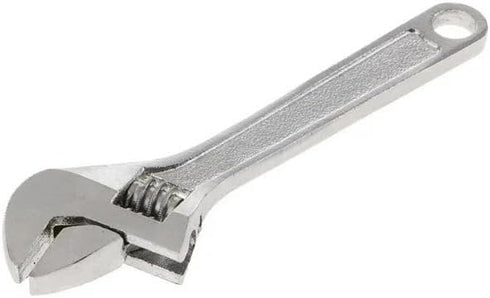 Silver Open End Wrench, Steel 2.5inch Adjustable Spanner for Repairing, Mini Hand Tools, Keychain Accessories