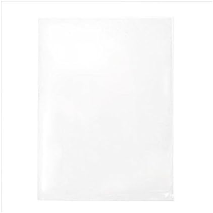 ClearBags Flat Open Top Bags, 5 7/16 x 7 1/4, 100 Pack, Clear Photo Storage Bags for Art, Crafts, Cards