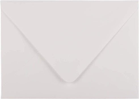 JAM PAPER A7 Invitation Envelopes with Euro Flap, 5 1/4 x 7 1/4, White, 50/Pack